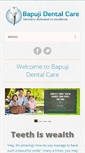 Mobile Screenshot of bapujidentalcare.com